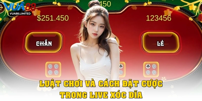 Luật chơi và cách đặt cược trong live xóc đĩa